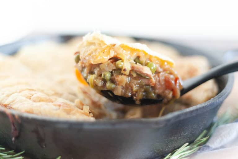 One Skillet Chicken Pot Pie Recipe