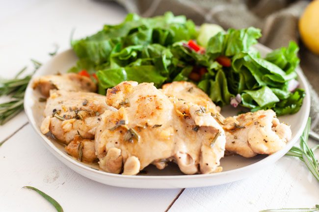 Boneless Chicken Thighs with Rosemary