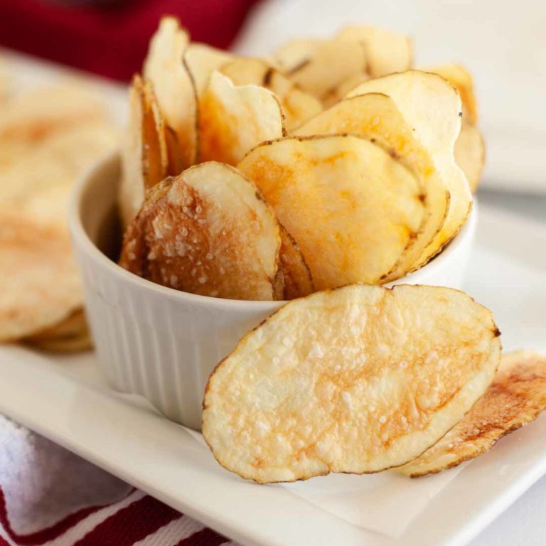Easy Microwave Potato Chips