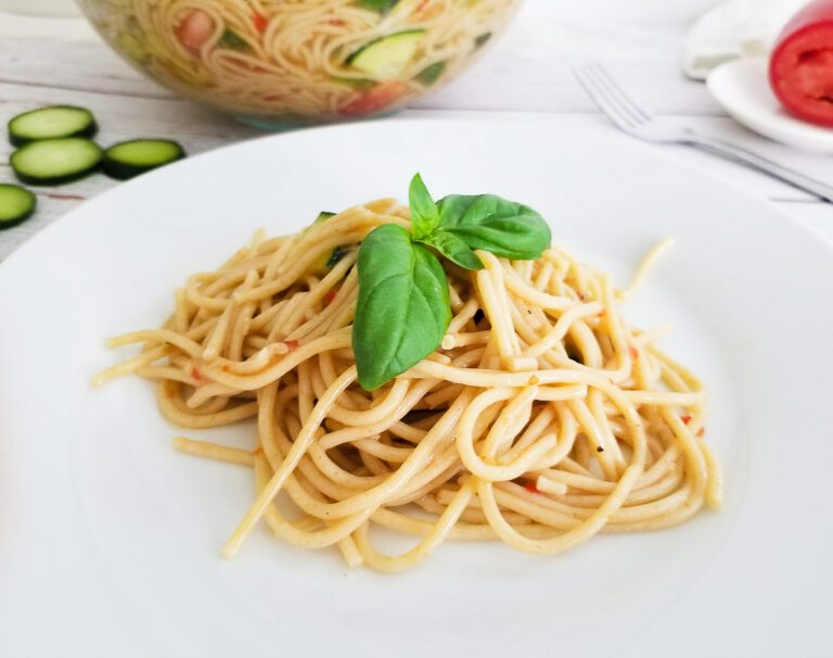 So Simple Italian Spaghetti Pasta Salad