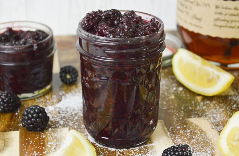 The Best Blackberry Bourbon Jam
