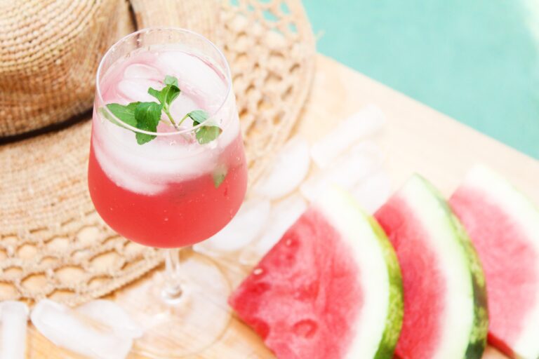 Easiest Watermelon Mint Cocktail