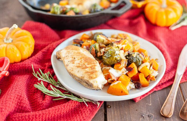 One Skillet Chicken and Veggies