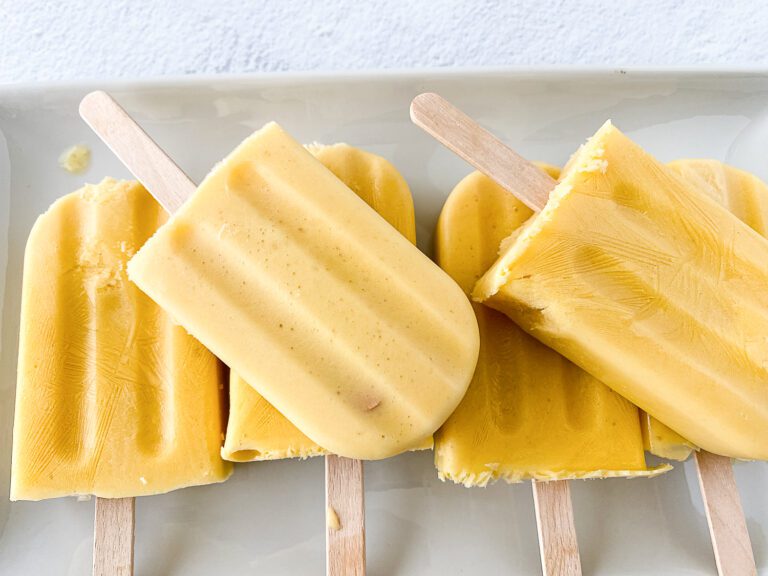 Orange Creamsicle Popsicles
