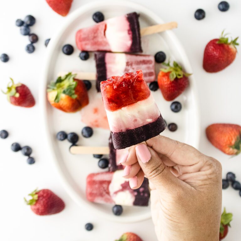 How To Make Red White and Blue Popsicles