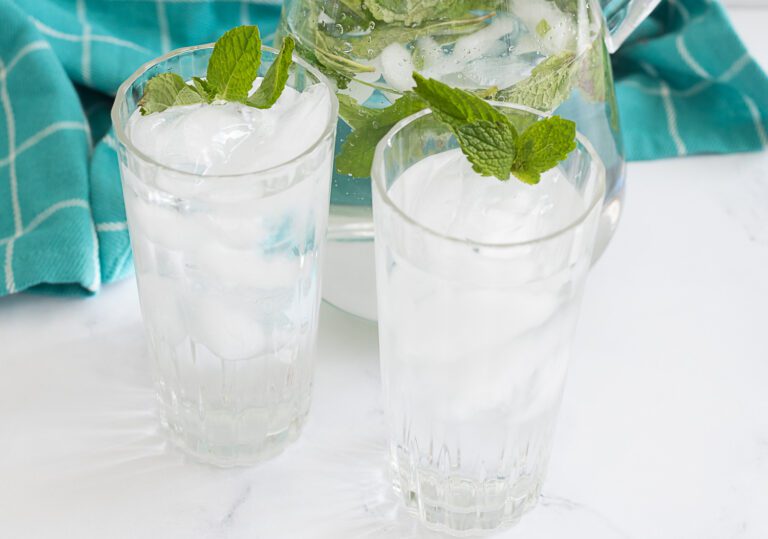 Infused water with Mint