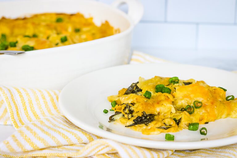 Easy Spinach Enchilada Casserole