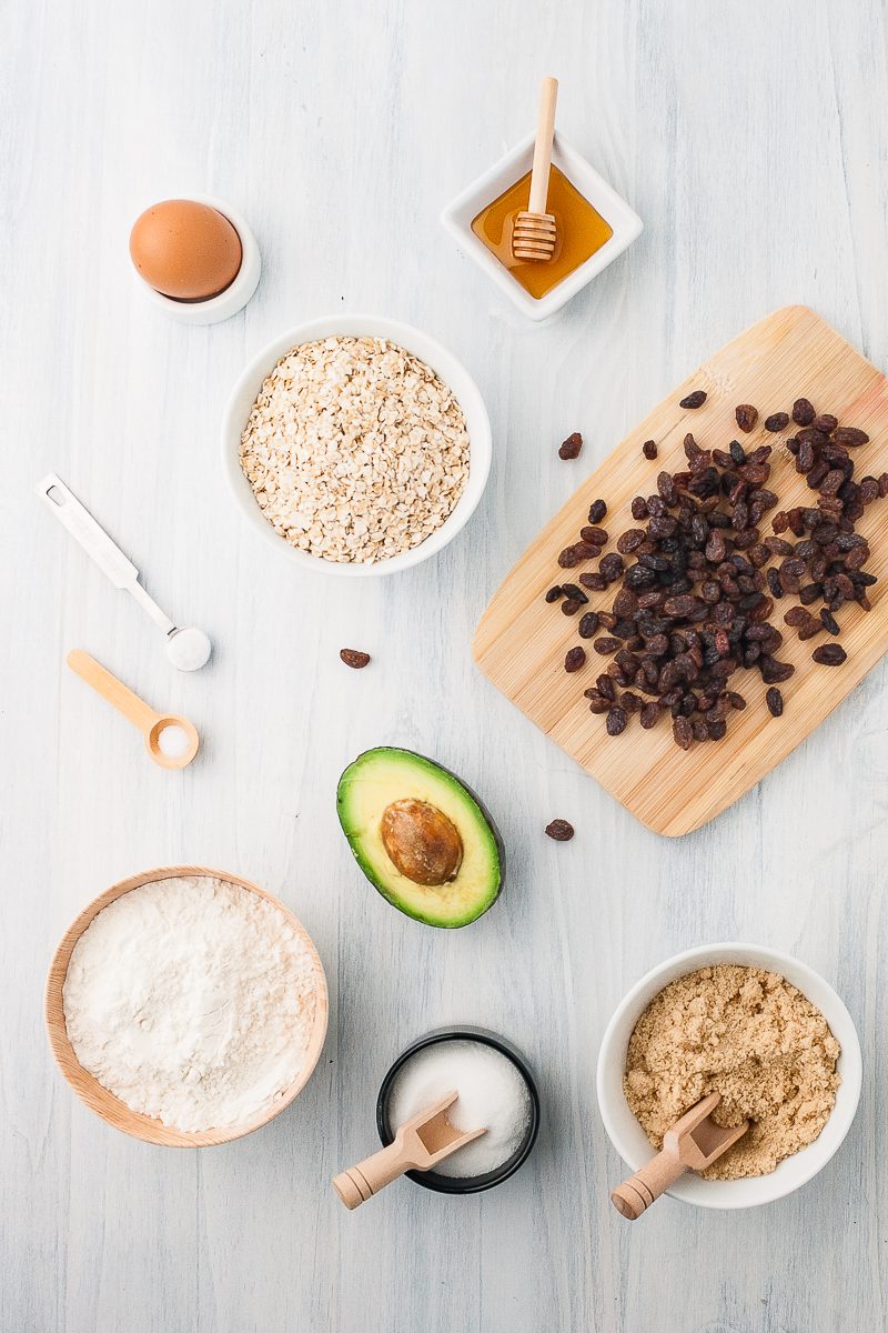 Oatmeal Cookies with Avocado