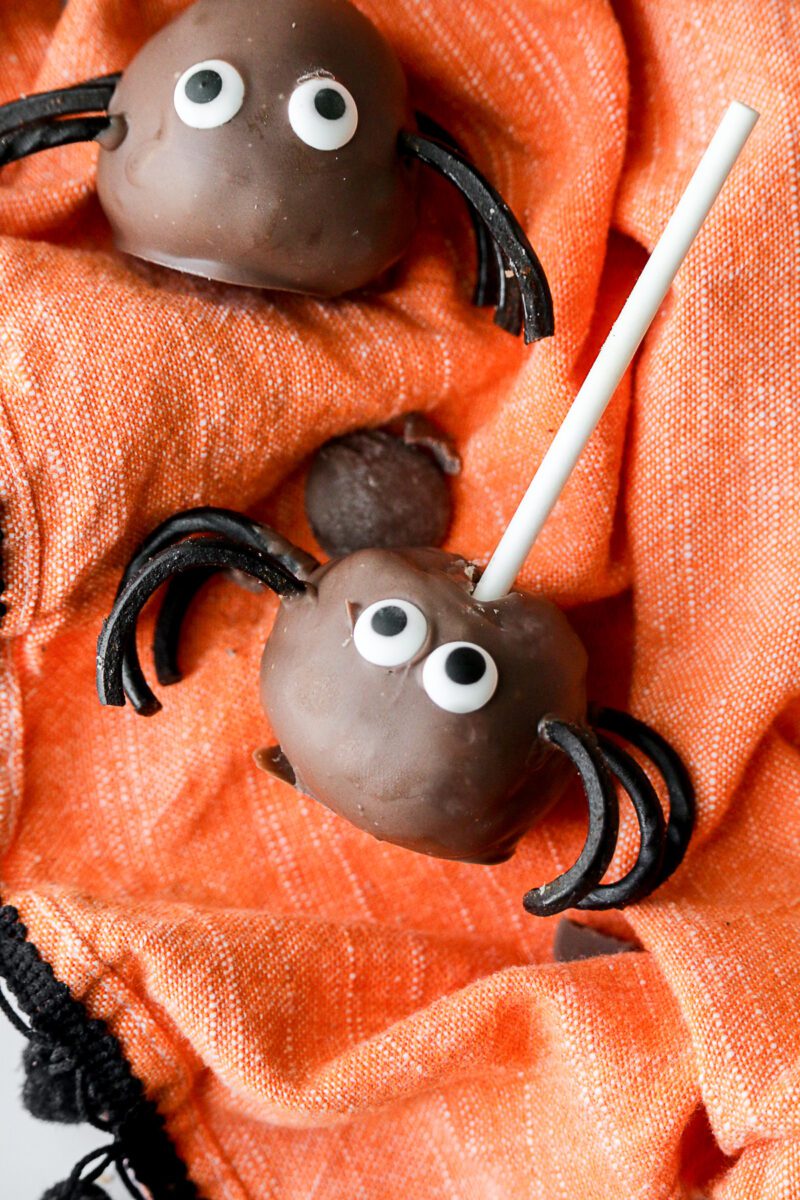 Cake Pops That Look Like Spiders