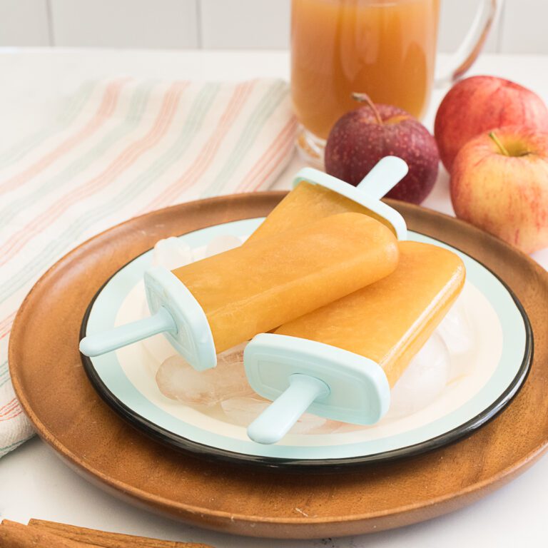 Popsicles made from Apple Cider