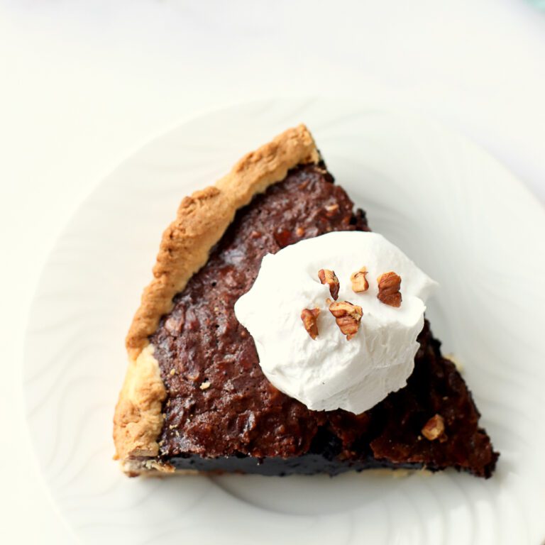 Fudge Pie made with Evaporated milk