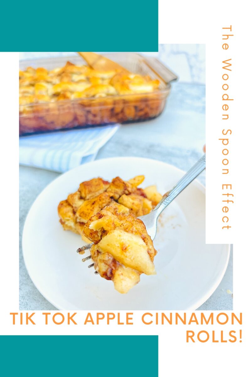 Cinnamon Rolls made with apple pie filling