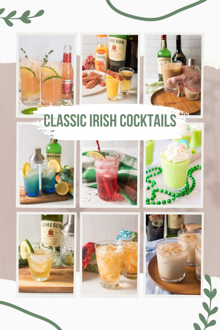 Collage photo of Classic Irish Cocktails