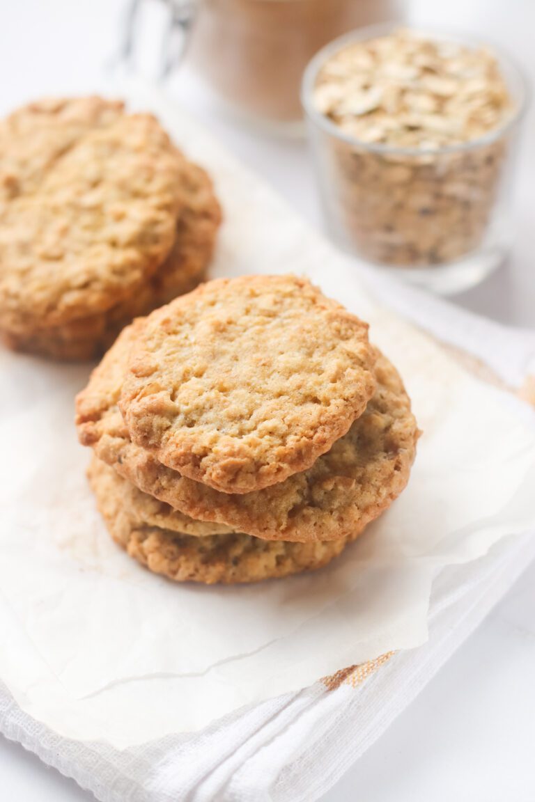 Cookies made with Oatmeal.