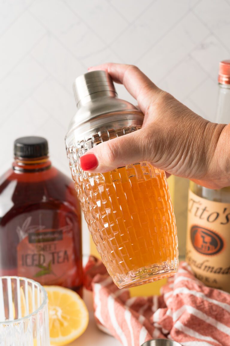 Refreshing drink made with Lemonade, Black Tea and Vodka- named after the professional golfer Arnold Palmer