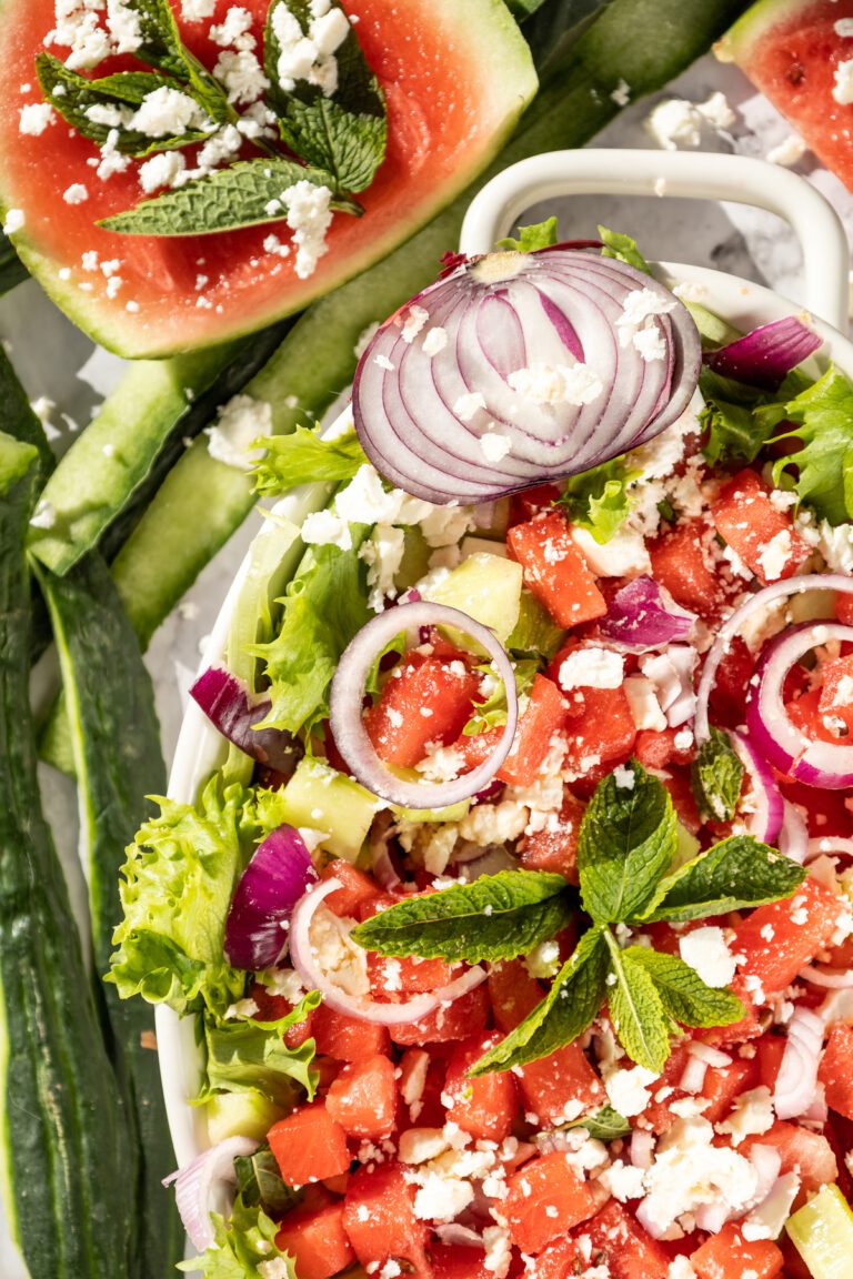Easy Watermelon Feta Salad