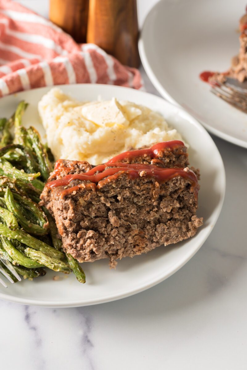 Meatloaf made with the ketogenic diet in mind.