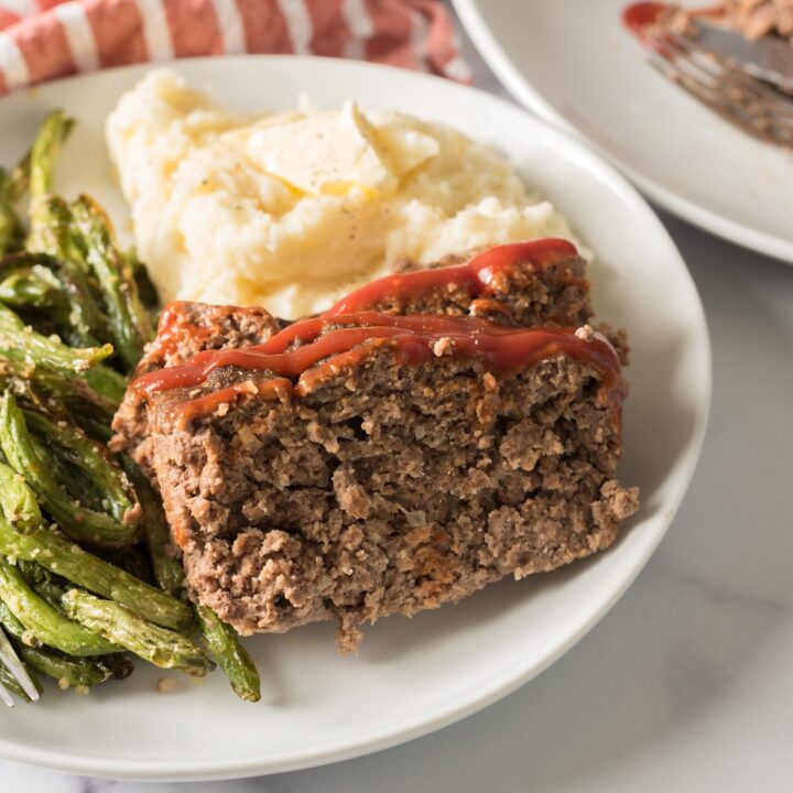 Meatloaf made with the ketogenic diet in mind.
