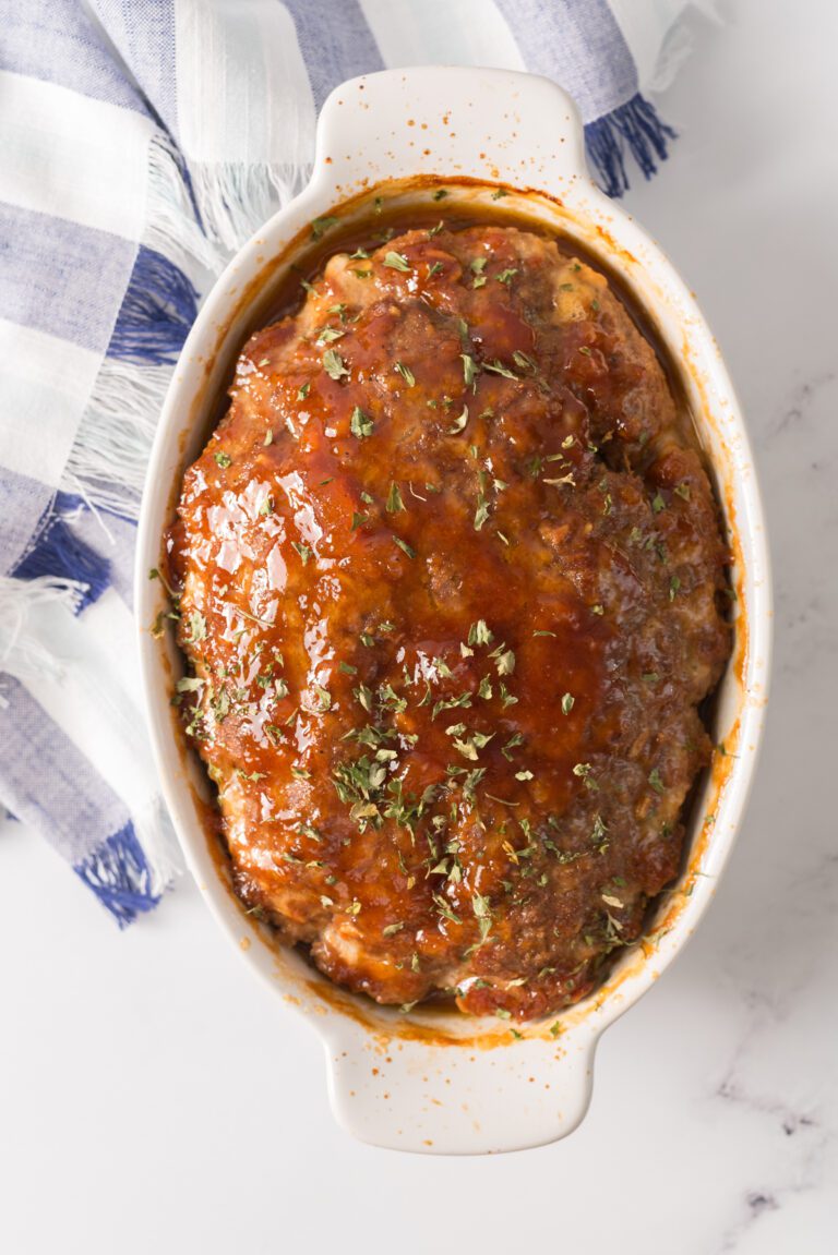 Traditional Meatloaf recipe made with Lipton Soup
