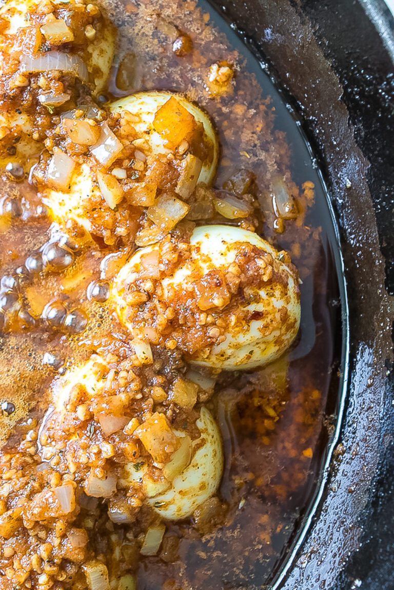 Viral TikTok Recipe- Boiled eggs in sauce