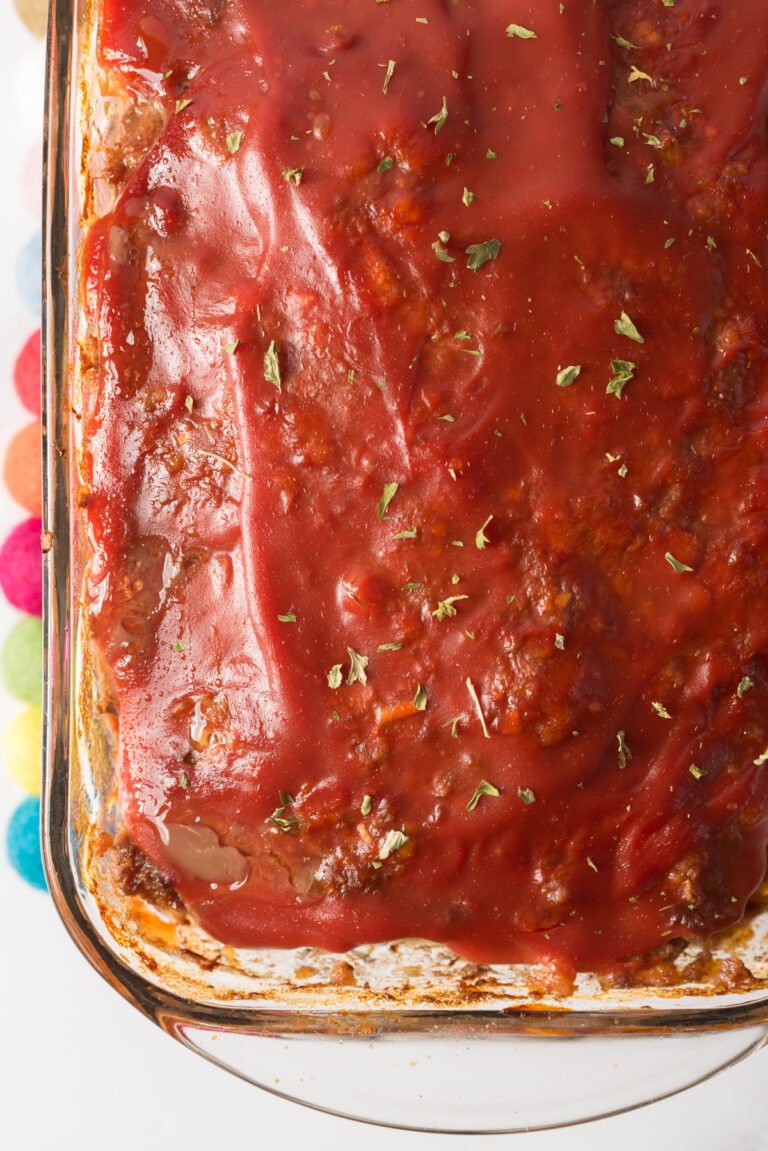 Family Favorite Meatloaf Recipe- made quick and easy.