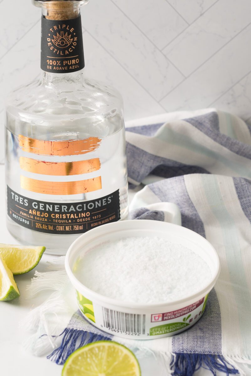 remove from the freezer & immediately dip it in salt