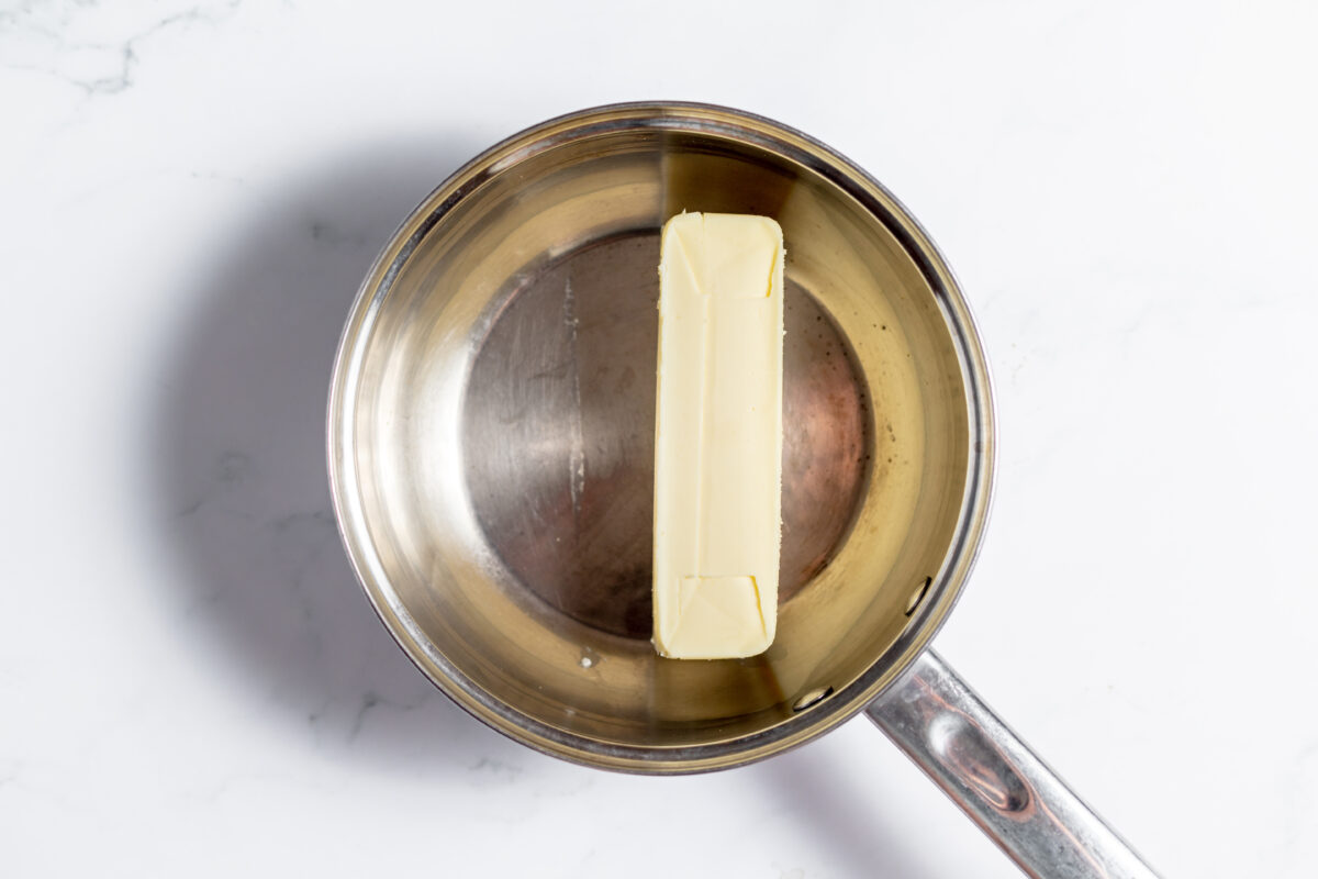 melt the butter in a pan