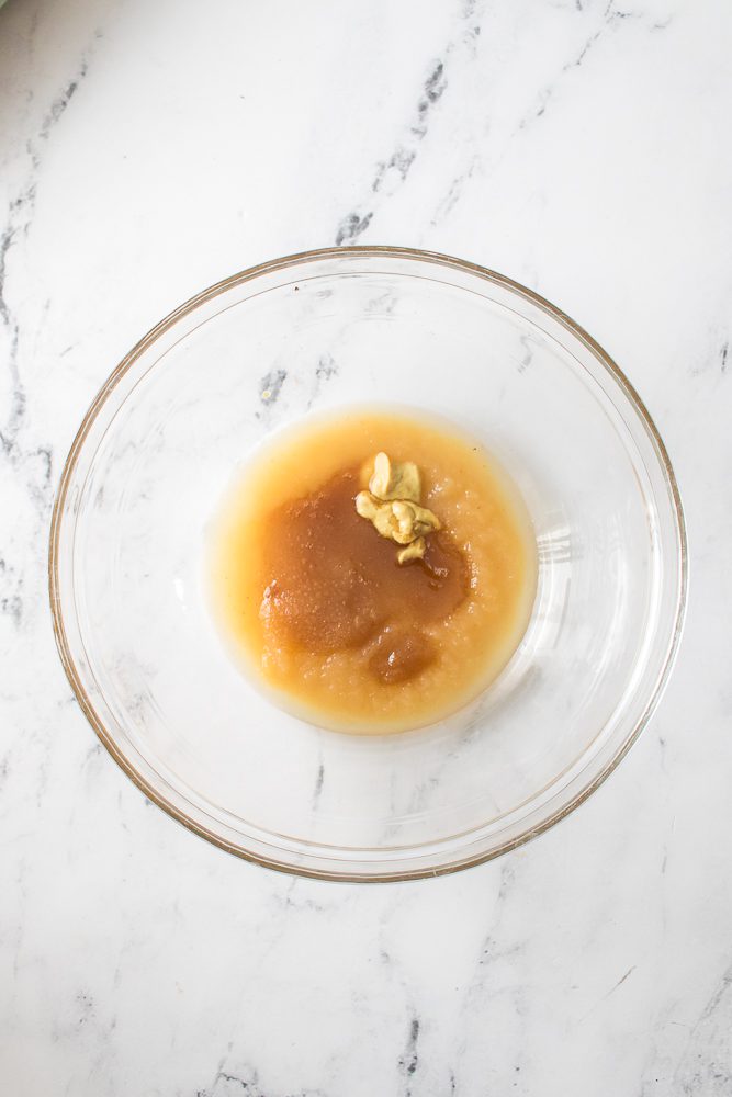 Gather ingredients for apple sauce