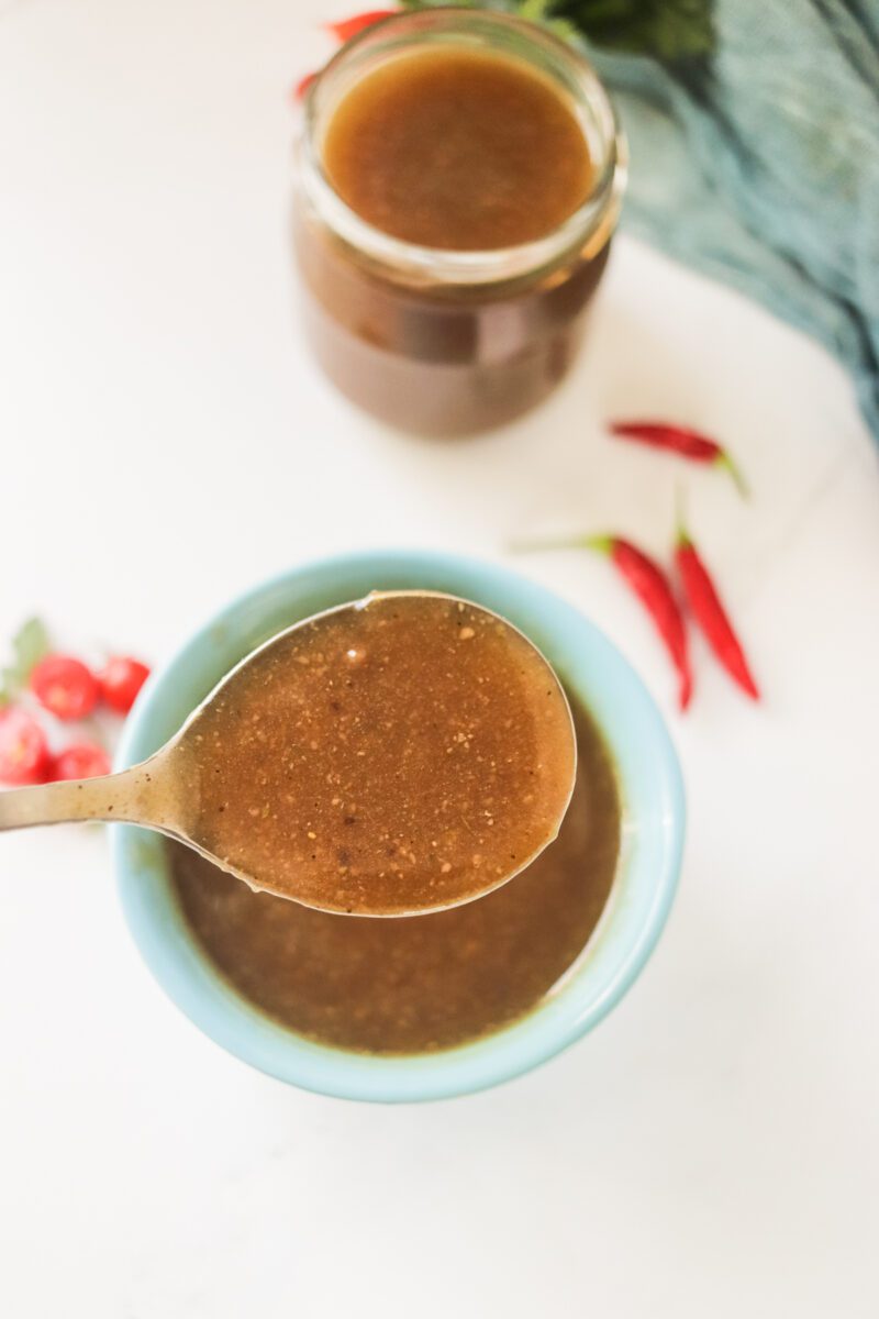 Your brown gravy is ready to eat