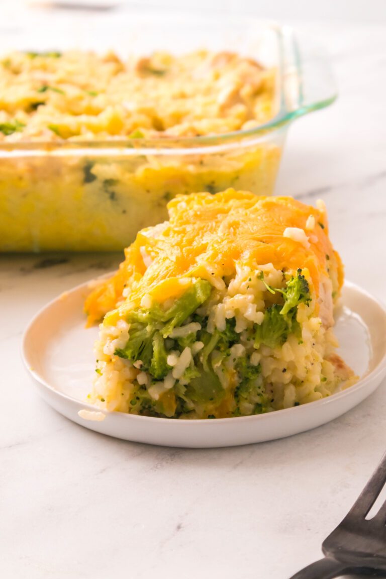 Easy chicken casserole with simple ingredients