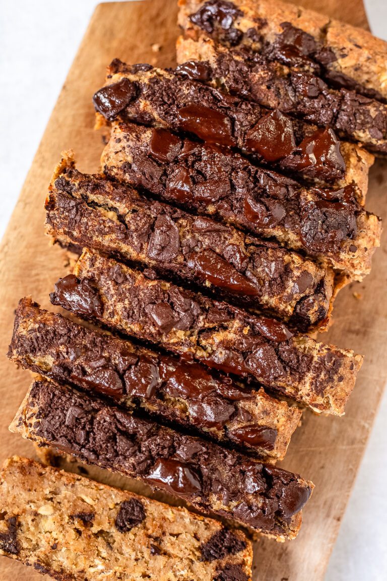 Easy Banana Bread made with Chocolate Chunks
